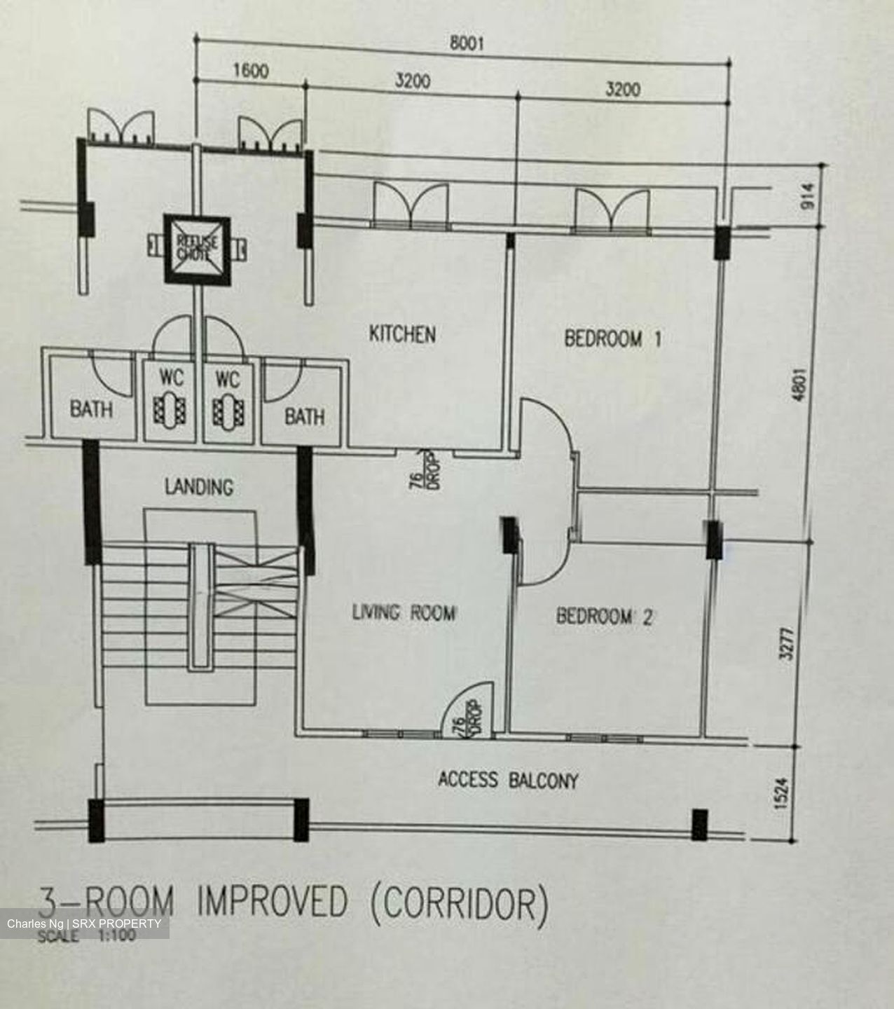 Blk 4 Sago Lane (Central Area), HDB 3 Rooms #595068191